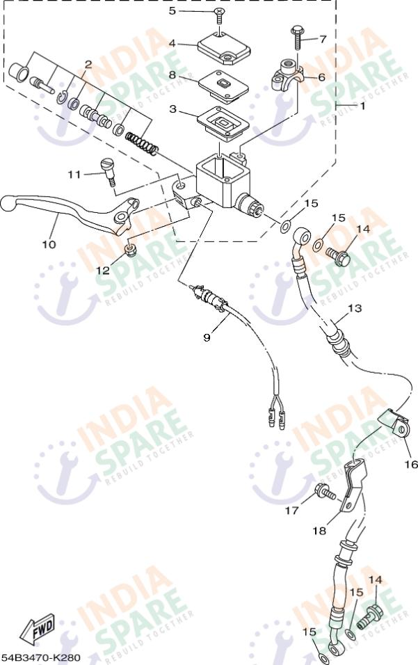 FRONT MASTER CYLINDER